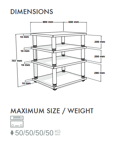 Norstone HiFi Rack STÄBBL 600 - HEIMKINOWELTEN.DE