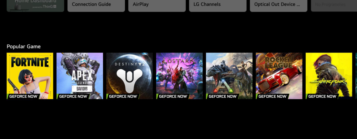 LG stellt neues Gaming-UI vor