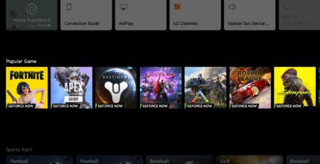 LG introduce la nuova interfaccia utente di gioco