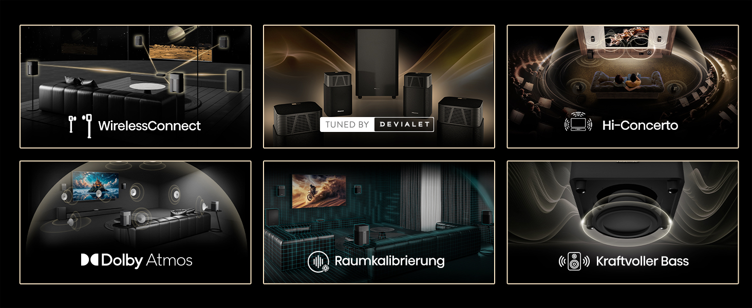 Hisense HT Saturn - Wireless Soundsystem