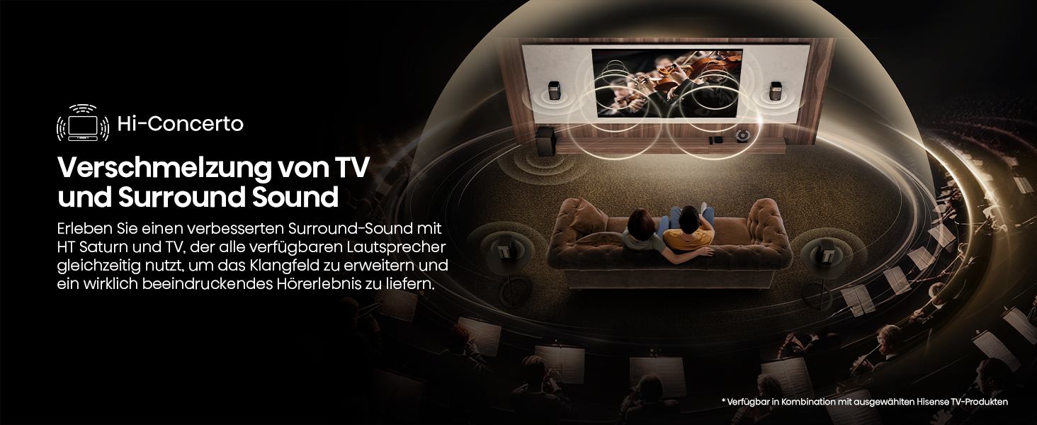 Hisense HT Saturn - Wireless Soundsystem