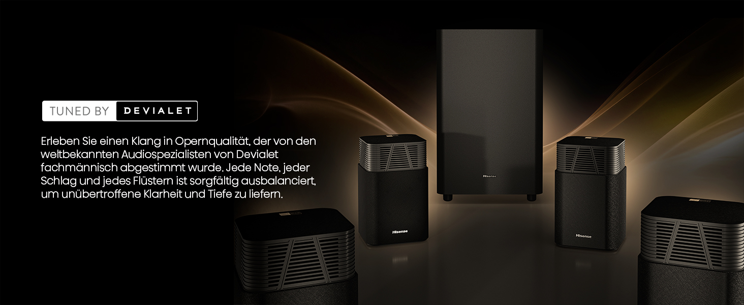 Hisense HT Saturn - Wireless Soundsystem
