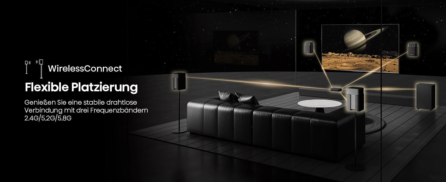Hisense HT Saturn - Wireless Soundsystem
