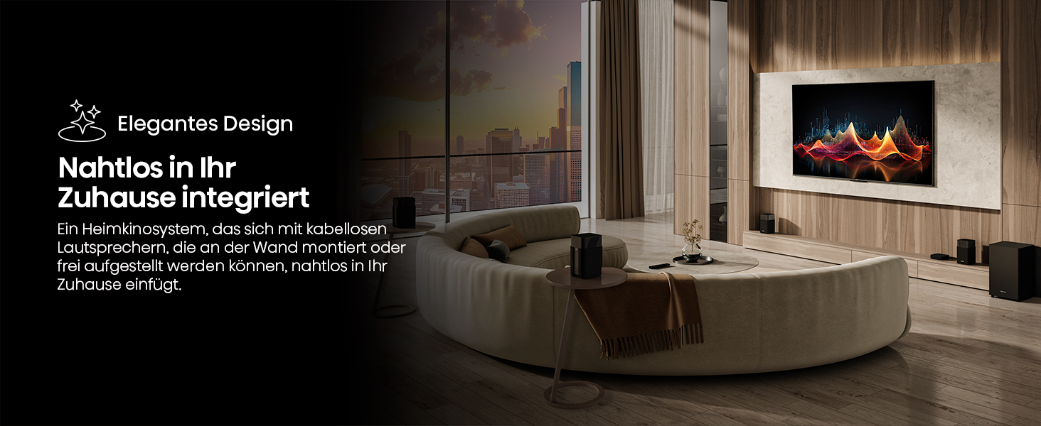 Hisense HT Saturn - Wireless Soundsystem