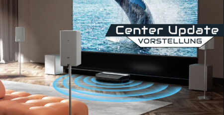 AWOL Vision Laser TVs als Centerlautsprecher