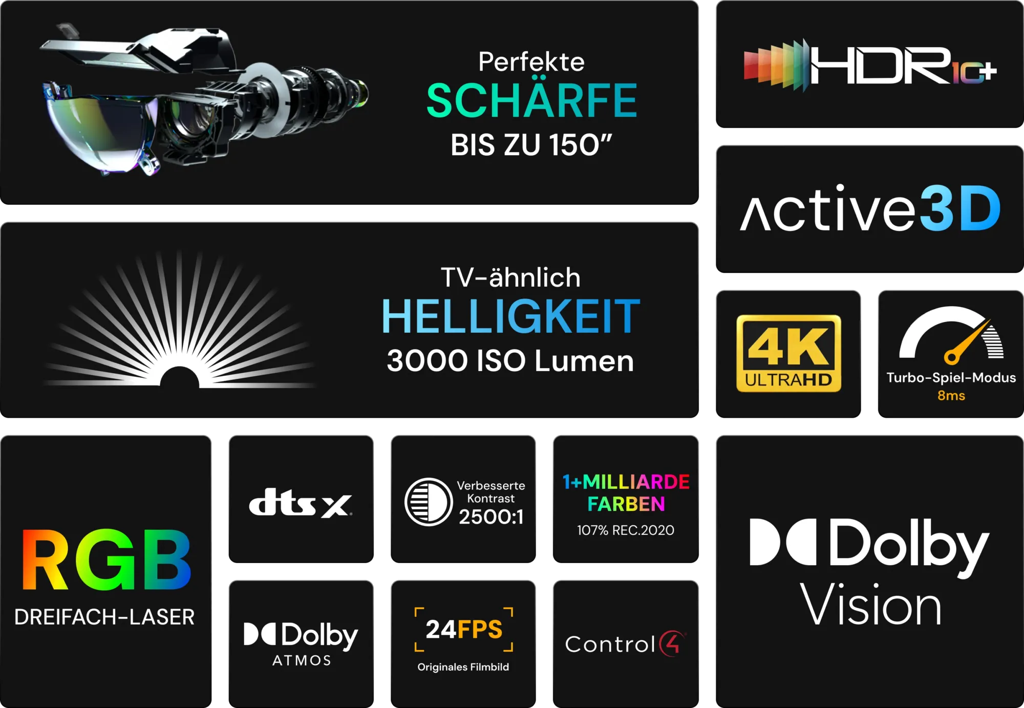 AWOL Vision LTV-3500 PRO TriChroma Laser TV