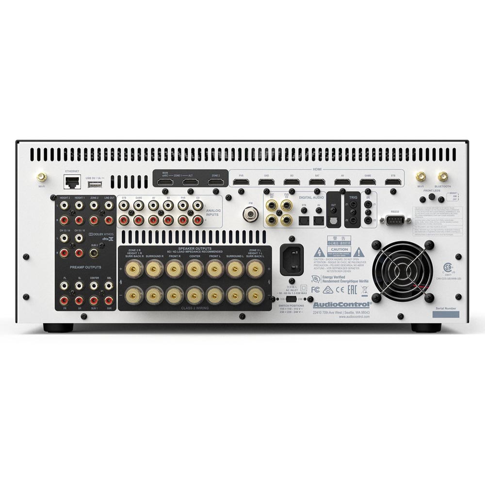 AudioControl Concert XR-8S Immersive AV-modtager (3)