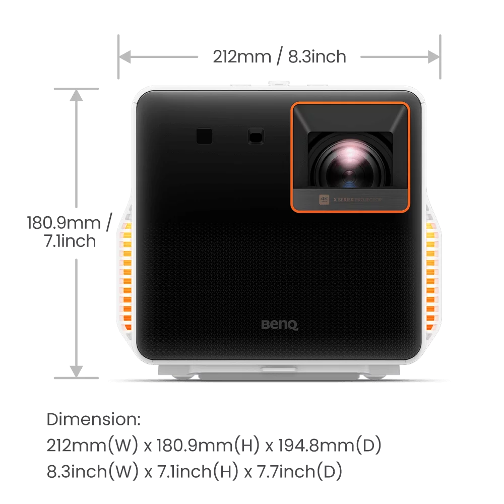 BenQ X300G 4K HDR gaming-projektor med kort kast (4)