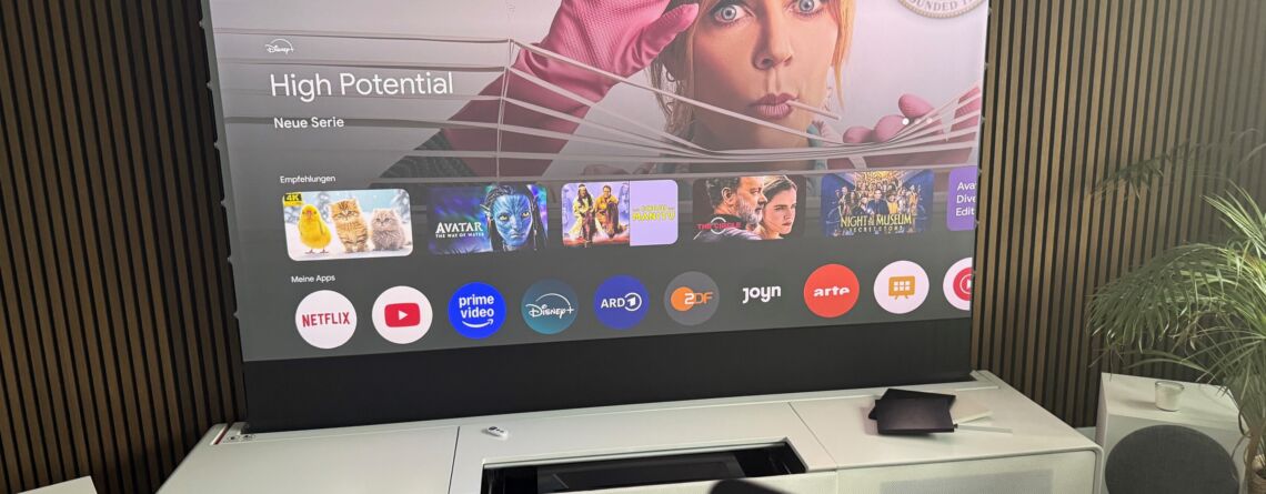 Google TV als Betriebssystem für smarte Projektoren