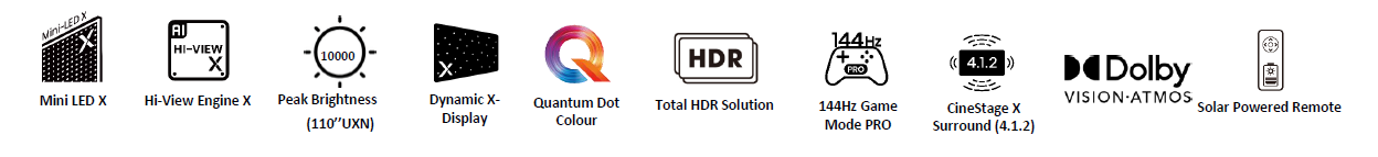 Hisense 110UX Features