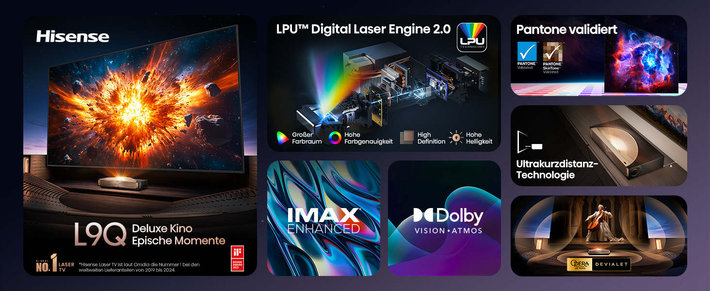 Hisense L9Q - 4K Triple Laser TV