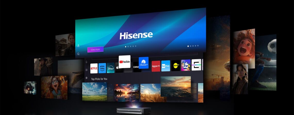 Hisense PX3 Apps in der Übersicht