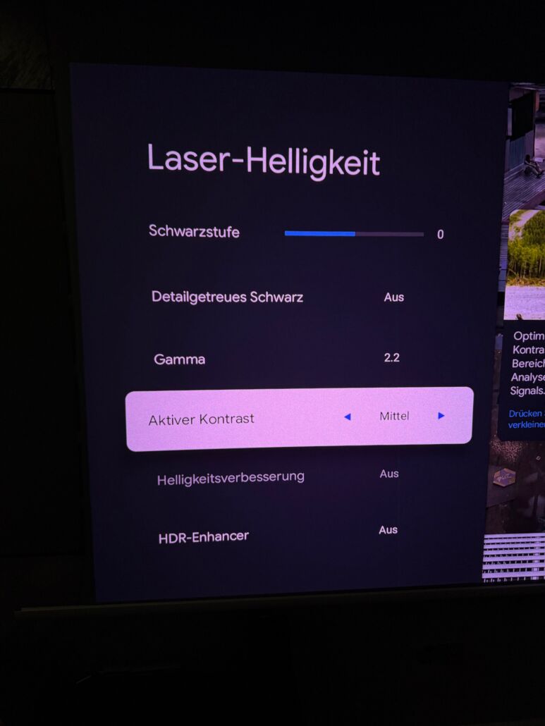 VisionMaster Max Einstellungen