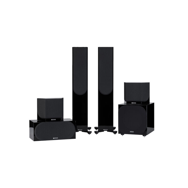 Monitor Audio Silver 300 7G Cinema 5.1 Schwarz Hochglanz Blende