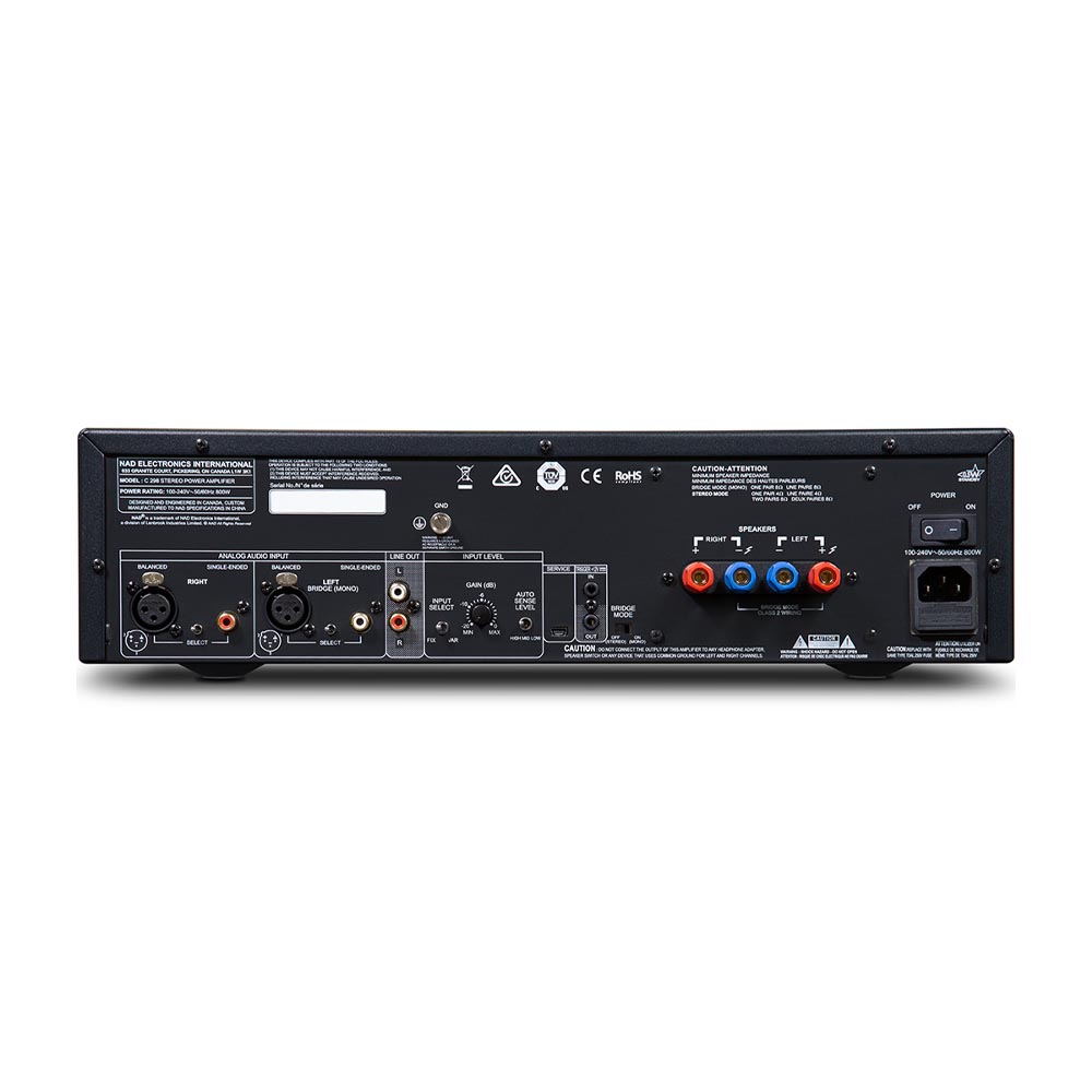 NAD C 298 digital stereo effektforsterker