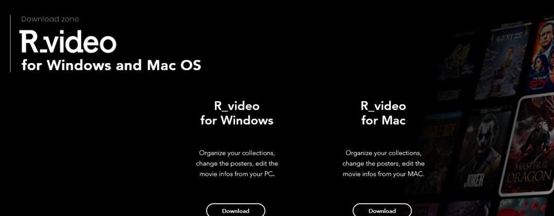 R_video applikation til PC og MAC
