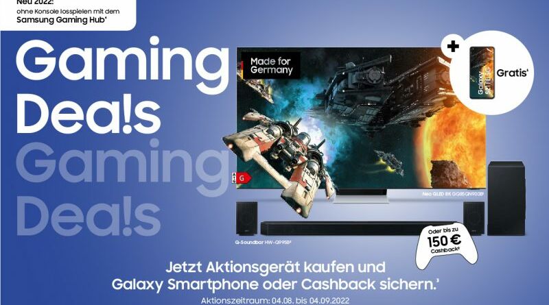 Die GamingDea!s von Samsung sind da