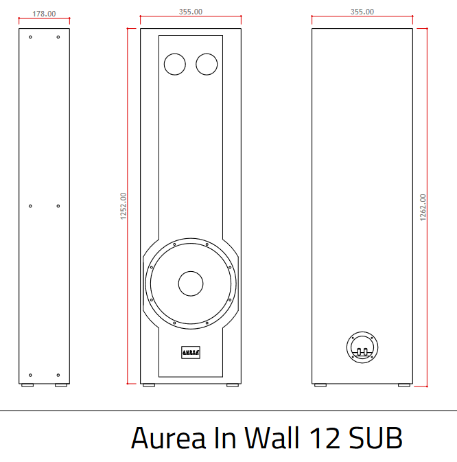 Aurea In-Wall 12 Sub