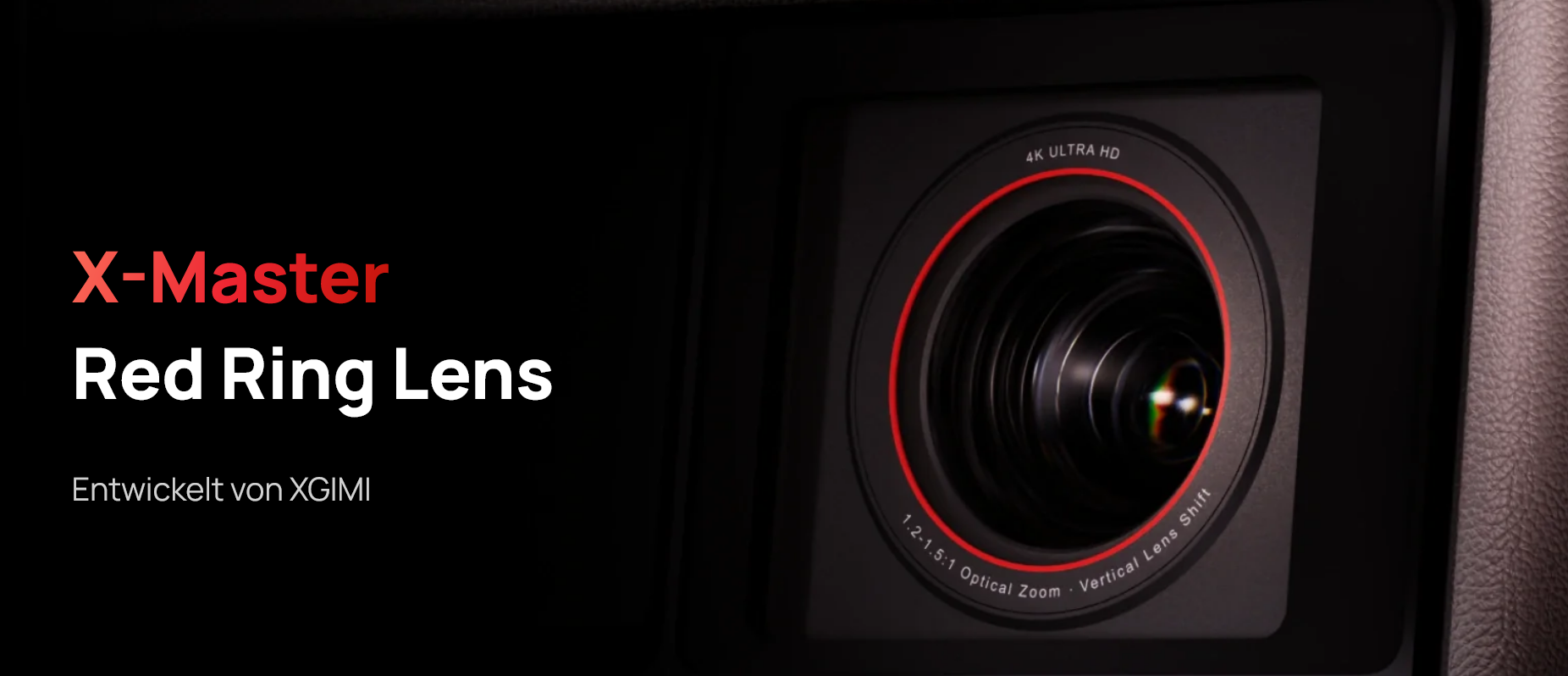 XGIMI Horizon 20 Max Red Ring Lens