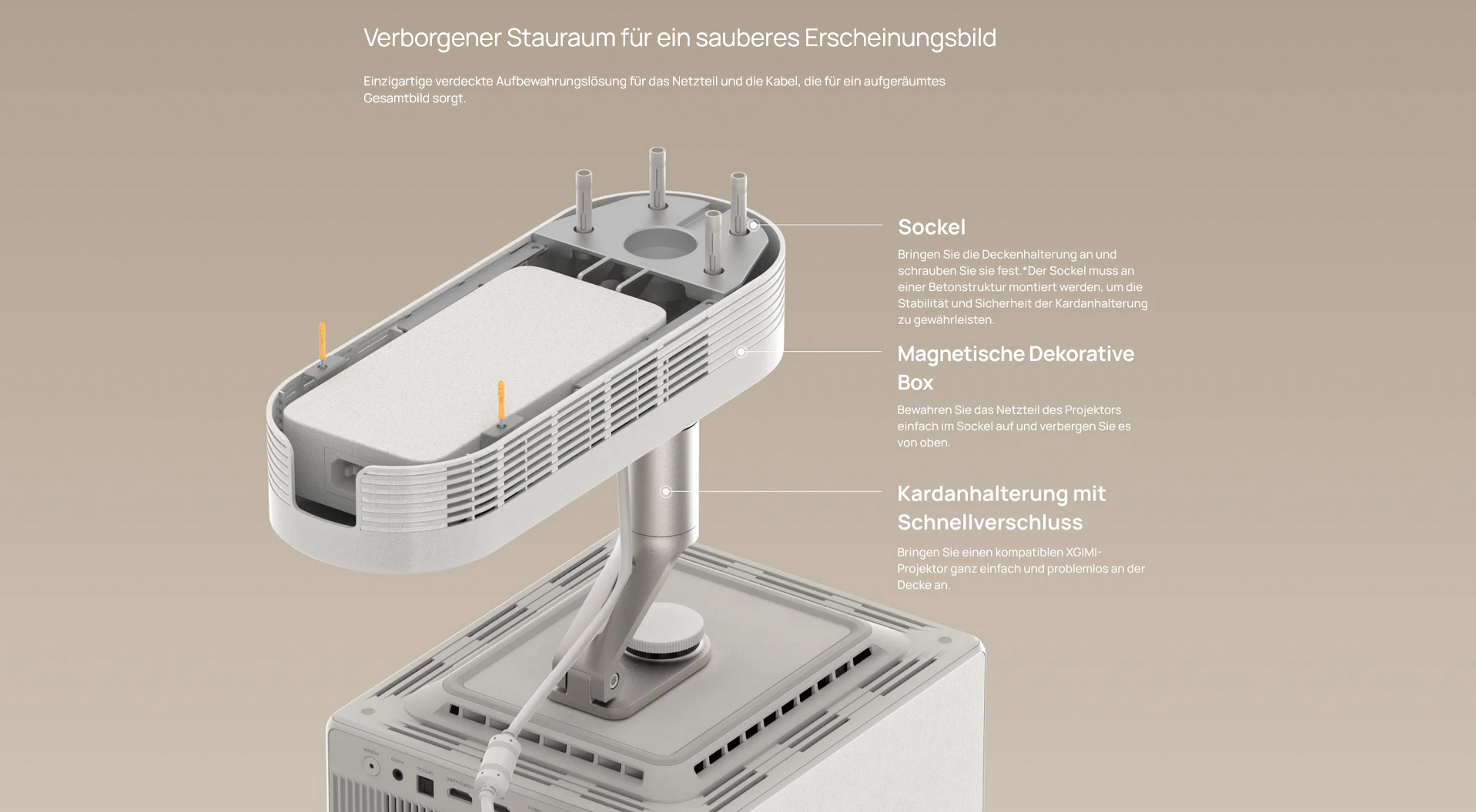 XGIMI Horizon Deckenhalterung