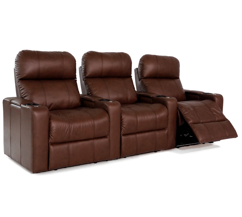 Zinea Baron 3 Leather Cinema Chairs (10)