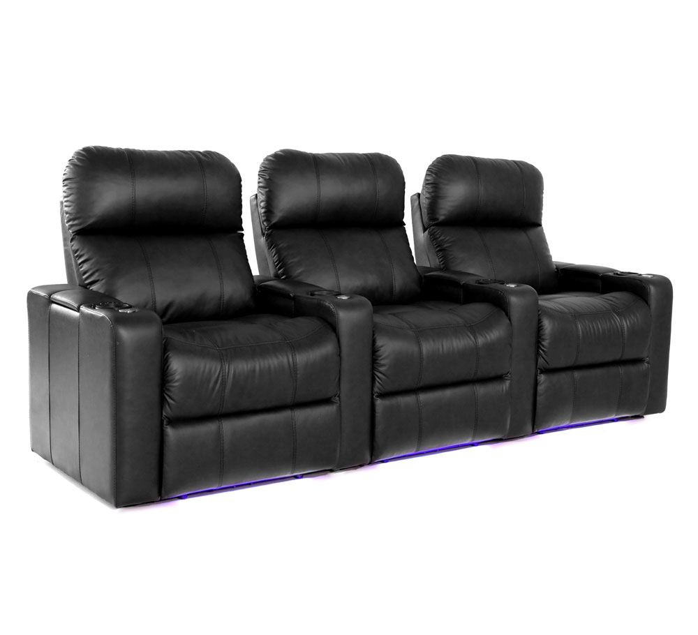 Zinea Baron 3 Leather Cinema Chairs (2)