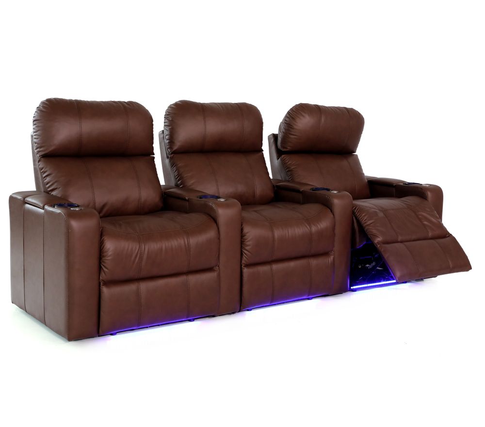 Zinea Baron 3 Leather Cinema Chairs (9)