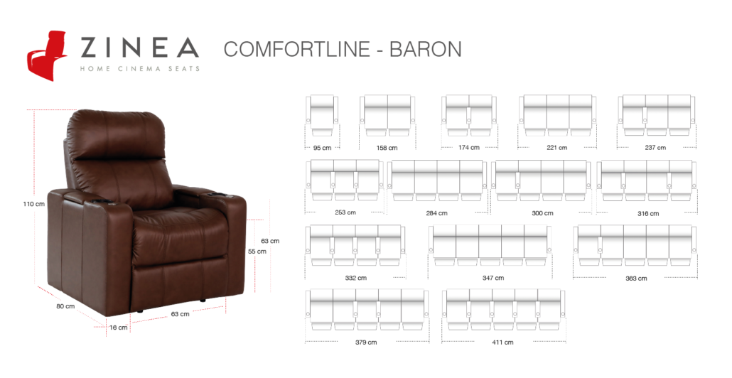 Zinea Kinosessel Baron