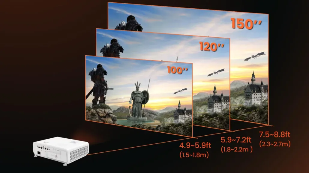 BenQ X500i 4K HDR 4LED Kurzdistanz Gaming Beamer