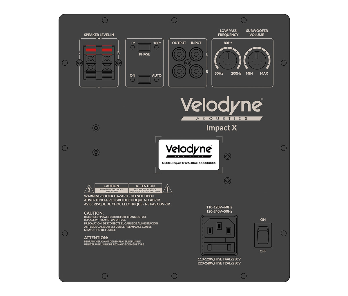 Velodyne Acoustics Impatto X 10